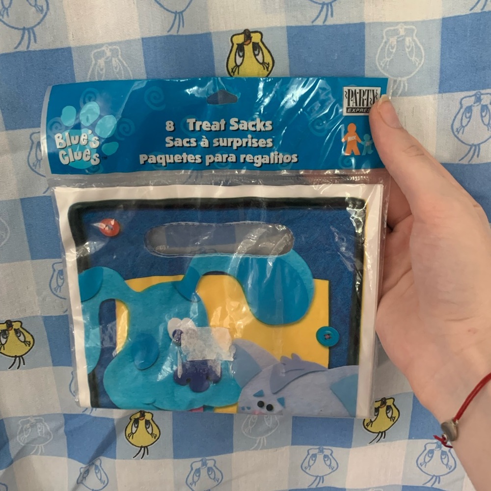 Vintage 90s Blues Clues Party Favor Treat Bags